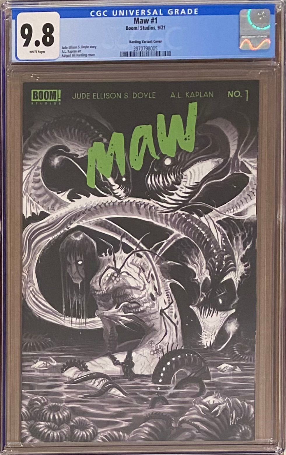 Maw #1 Harding Variant CGC 9.8