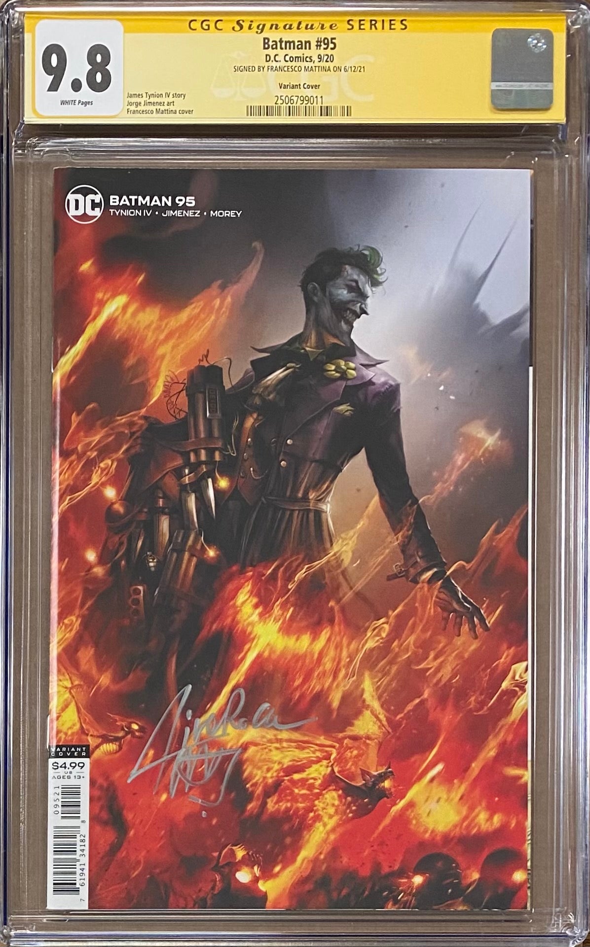 Batman #95 Mattina Variant CGC 9.8 SS