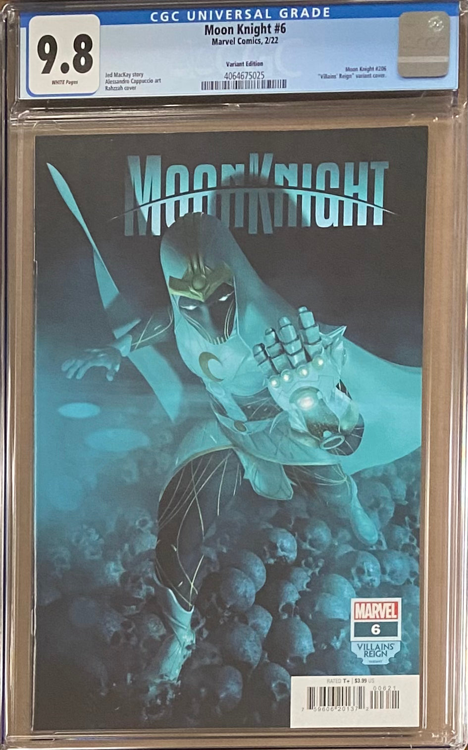 Moon Knight #6 Rahzzah Variant CGC 9.8