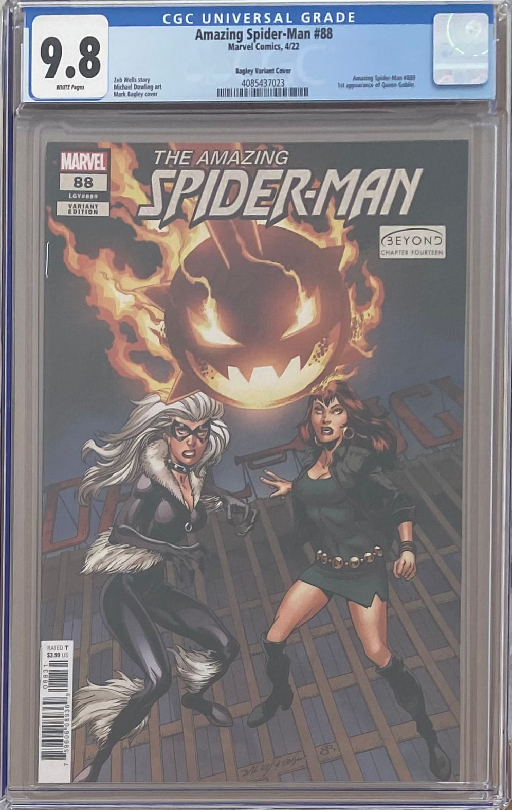 Amazing Spider-Man #88 Bagley 1:25 Retailer Incentive Variant CGC 9.8 - First Queen Goblin