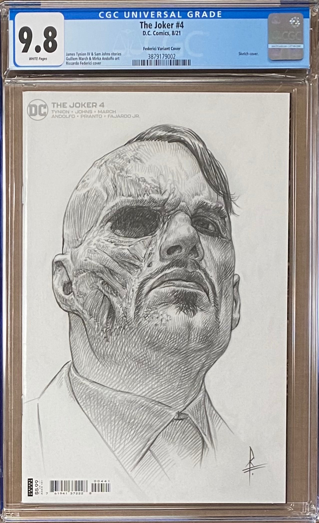 The Joker #4 Federici 1:25 Retailer Incentive Variant CGC 9.8