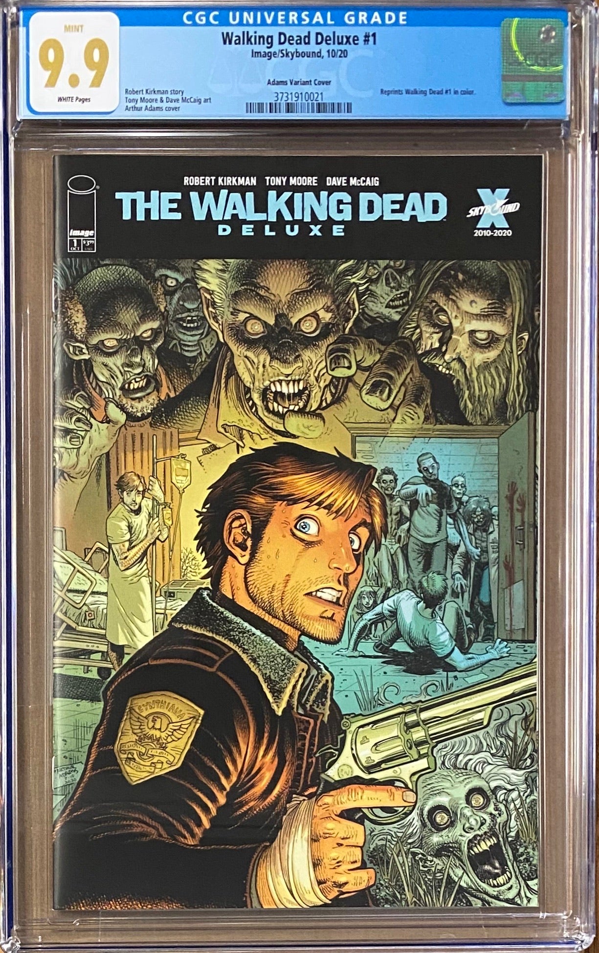 Walking Dead Deluxe #1 Adams Variant CGC 9.9