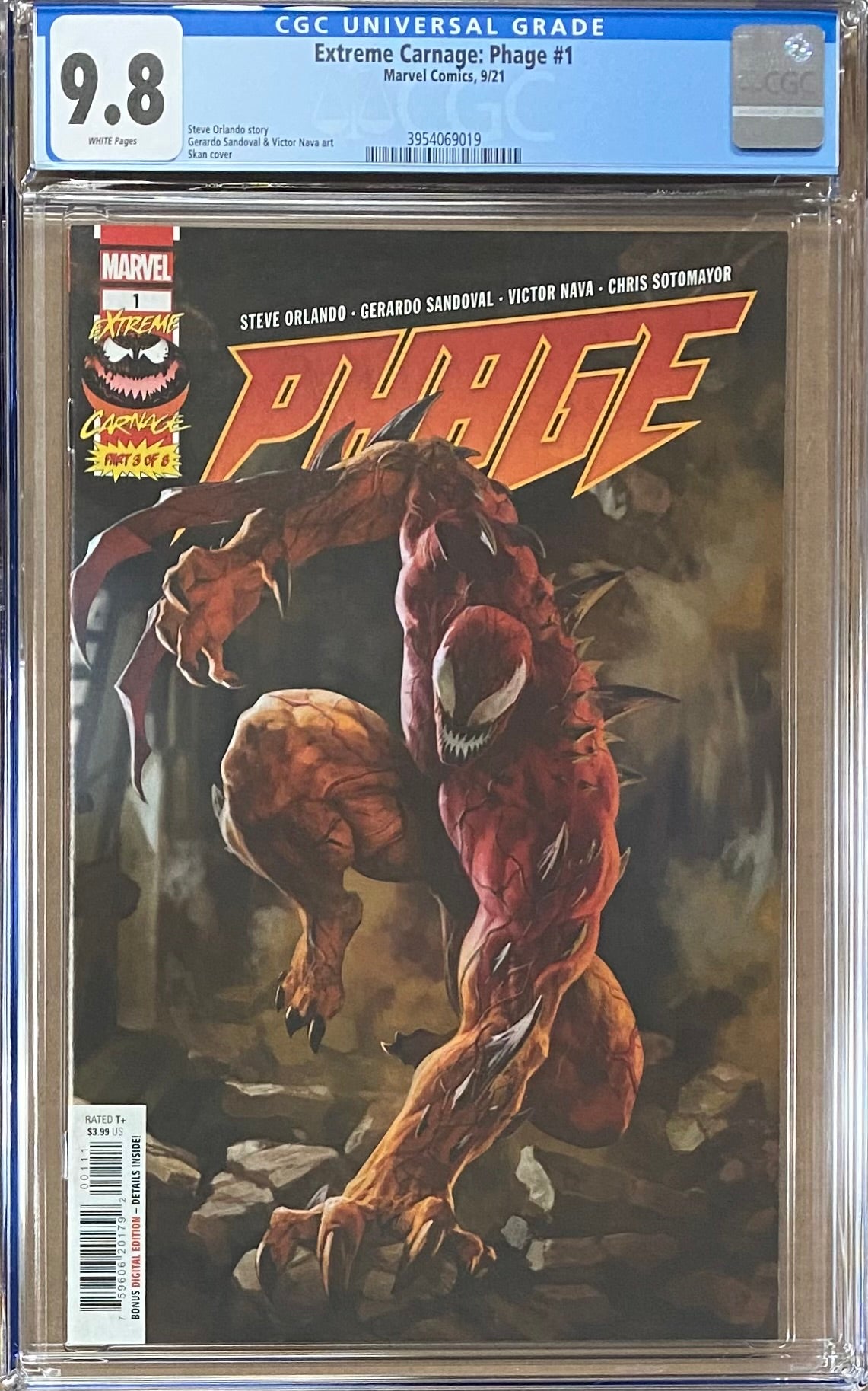 Extreme Carnage: Phage #1 CGC 9.8