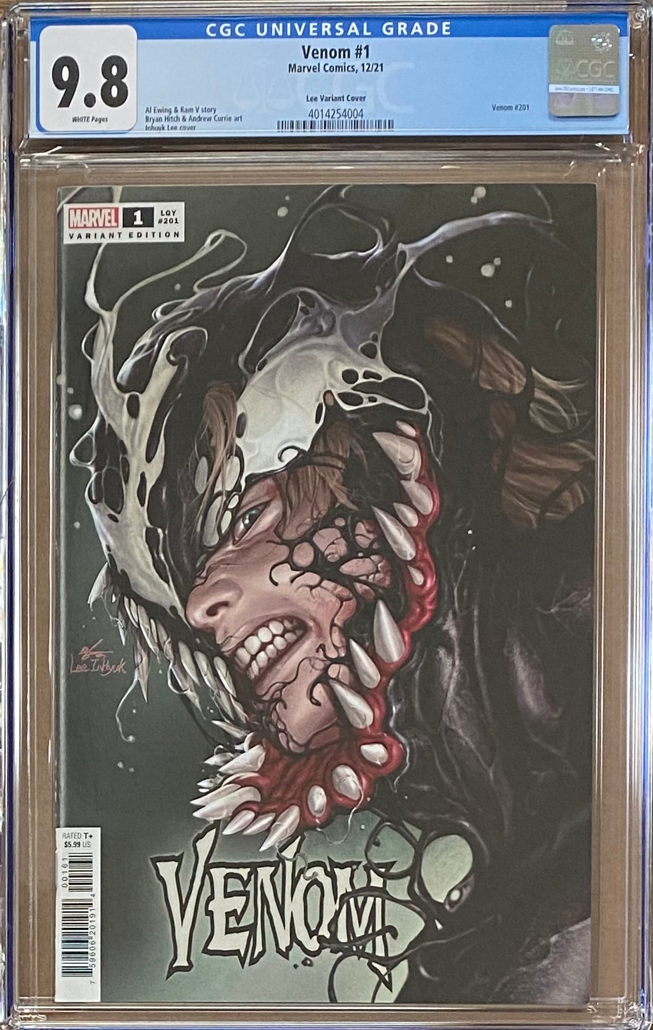 Venom #1 InHyuk Lee Variant CGC 9.8
