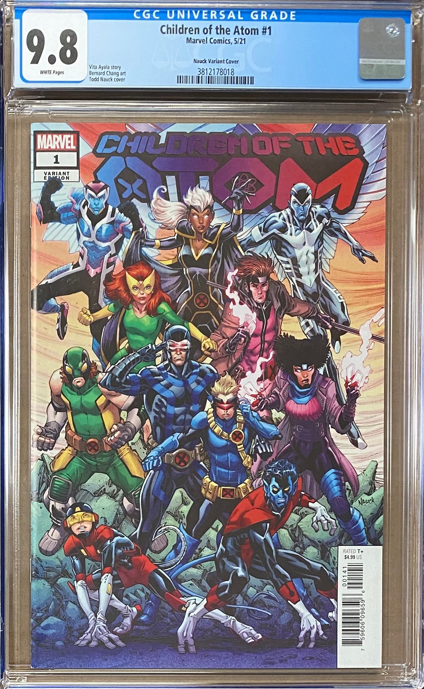 Children of the Atom #1 Nauck Variant CGC 9.8