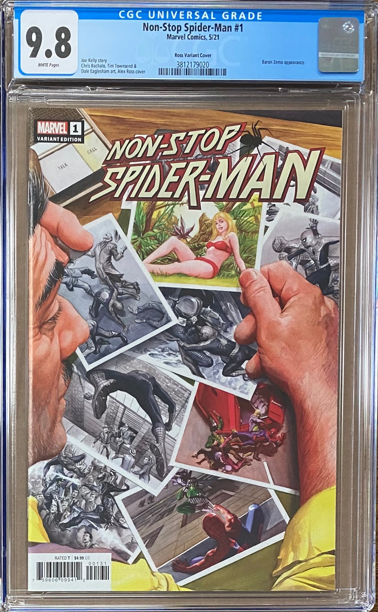 Non-Stop Spider-Man #1 Ross Variant CGC 9.8