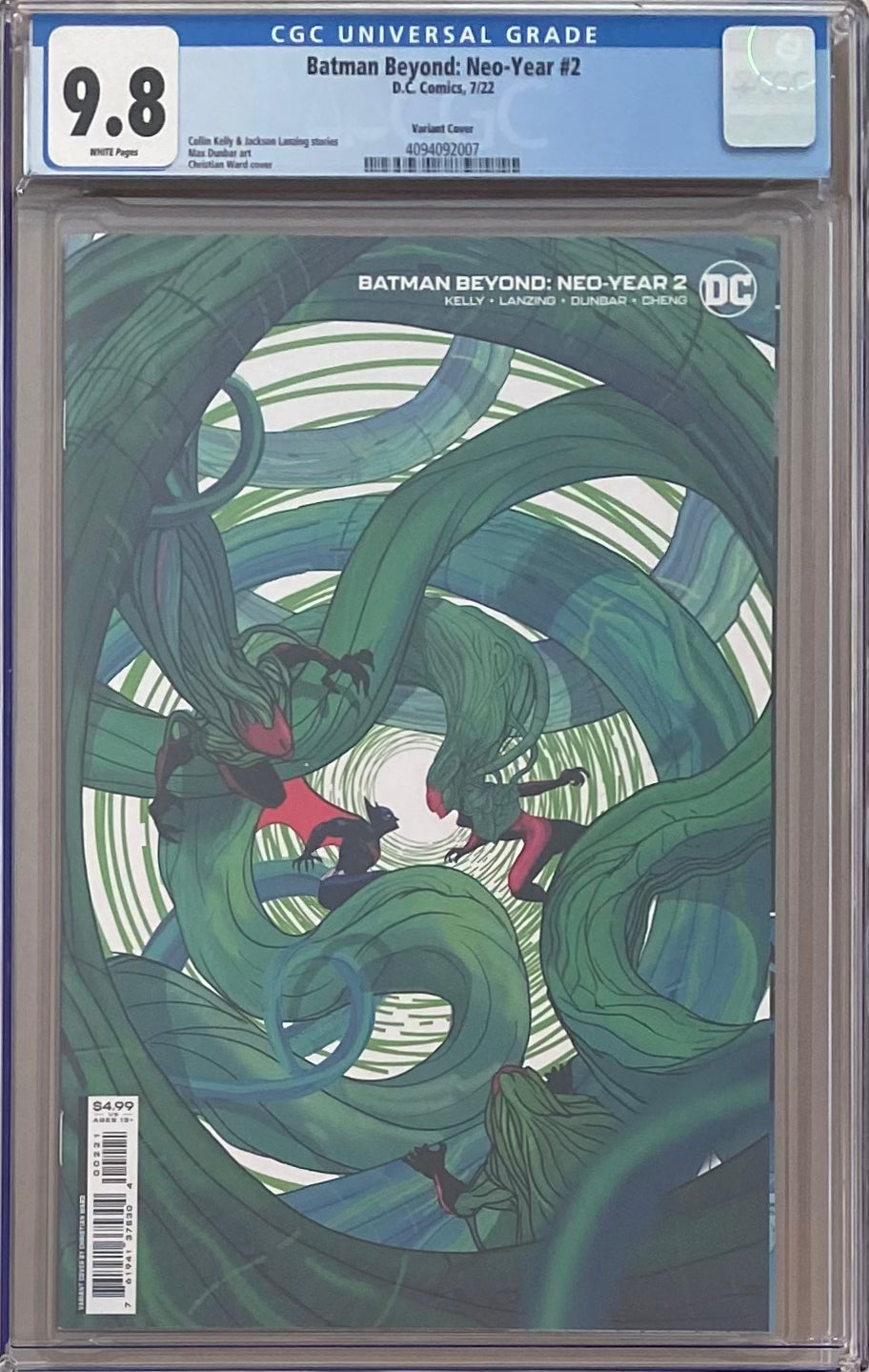 Batman Beyond: Neo-Year #2 Variant CGC 9.8