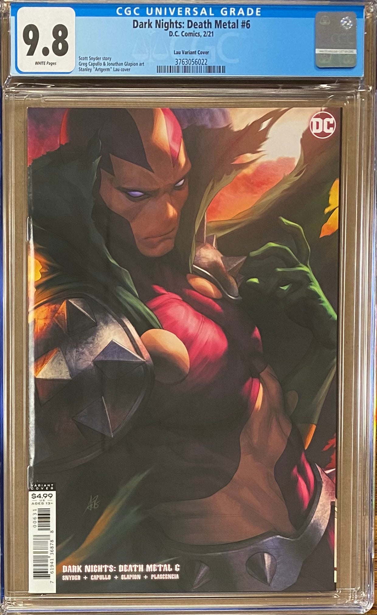 Dark Nights Death Metal #6 Artgerm Variant CGC 9.8
