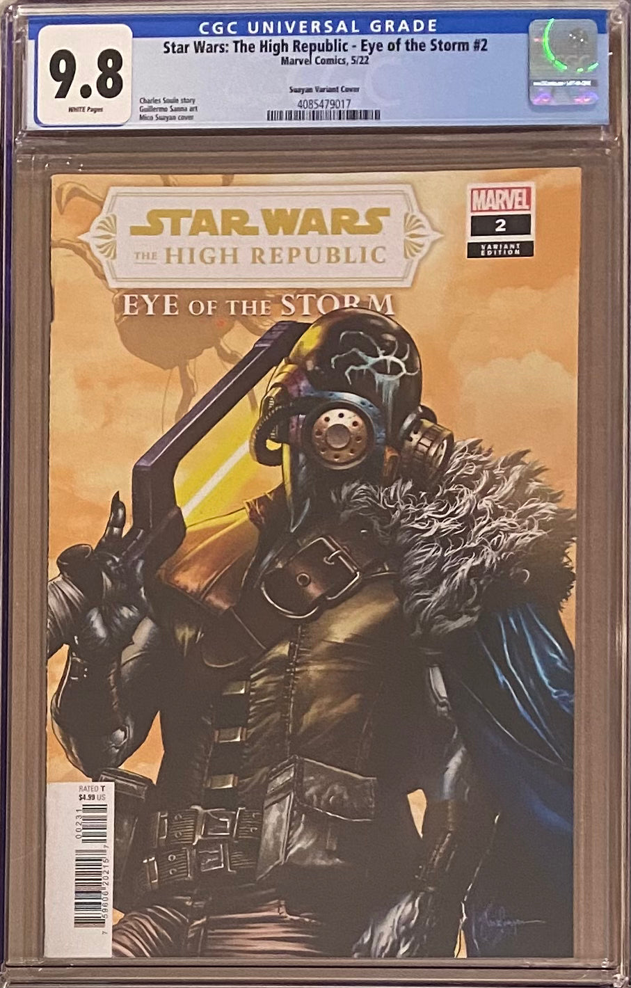 Star Wars: The High Republic - Eye of the Storm #2 Suayan 1:25 Retailer Incentive Variant CGC 9.8