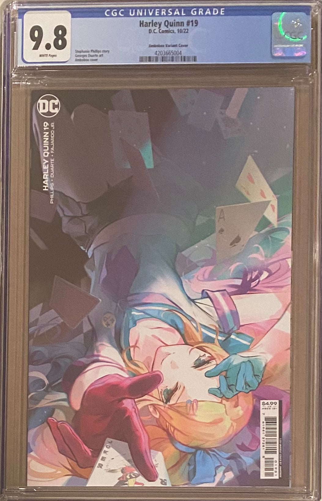 Harley Quinn #19 Jimbobox 1:25 Retailer Incentive Variant CGC 9.8