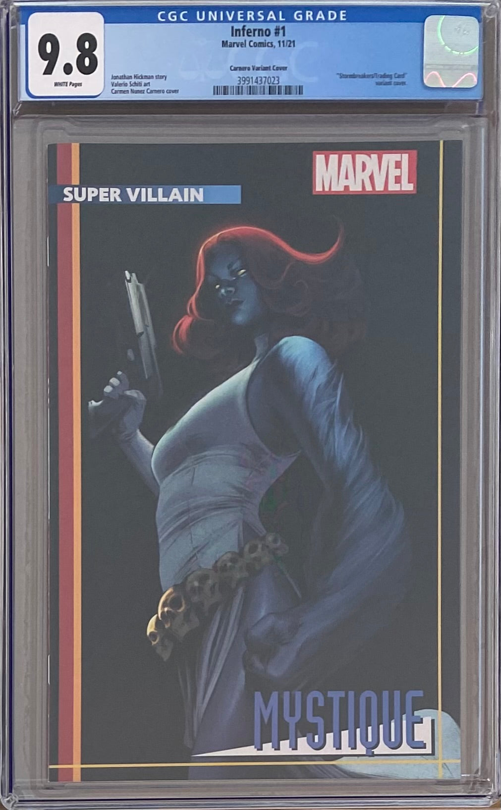 Inferno #1 Carnero 1:25 Retailer Incentive Variant CGC 9.8