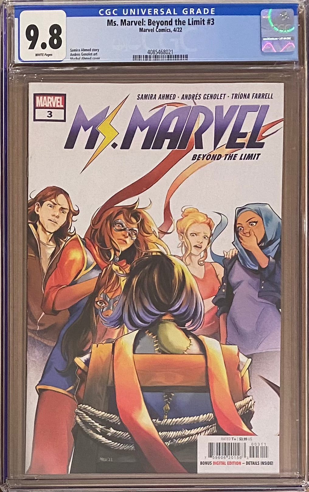 Ms. Marvel: Beyond the Limit #3 CGC 9.8