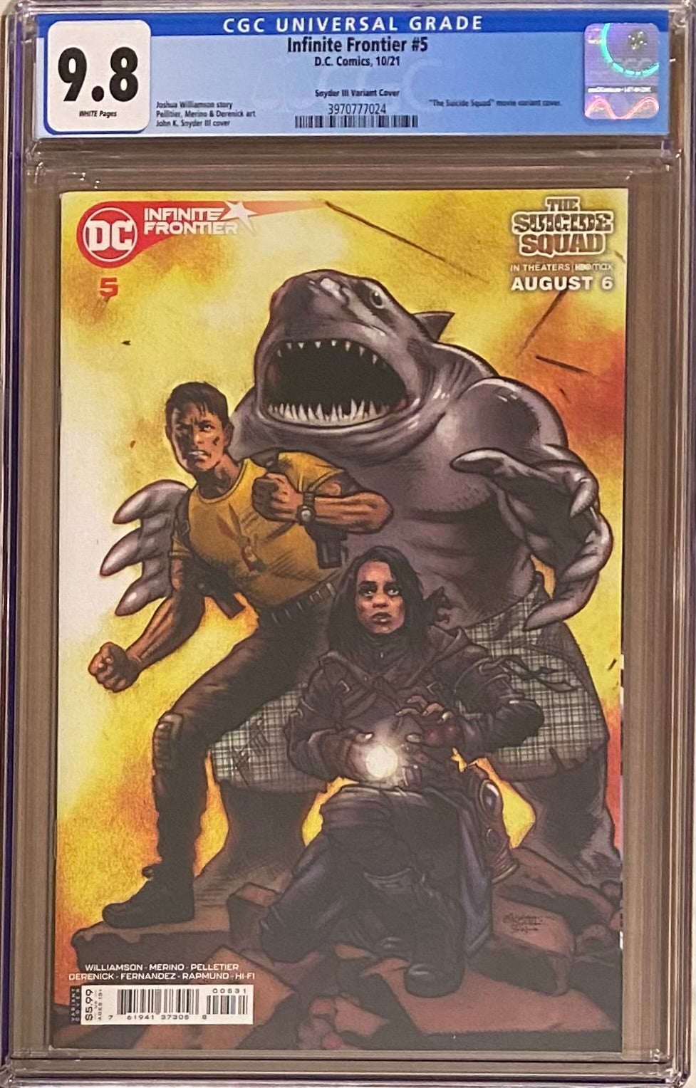 Infinite Frontier #5 Snyder Suicide Squad Variant CGC 9.8