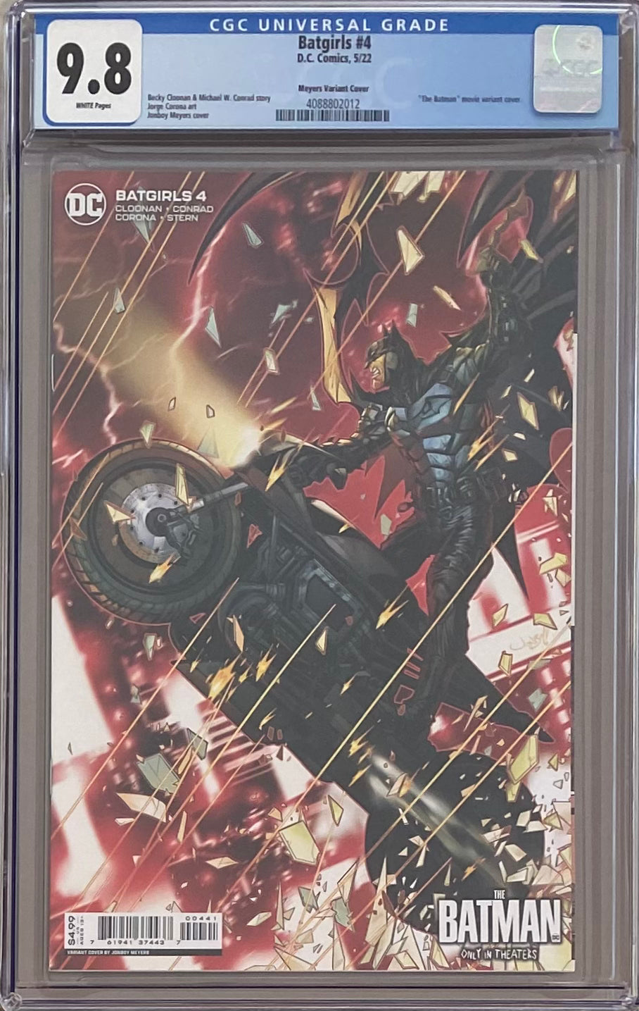 Batgirls #4 Meyers "The Batman" Variant CGC 9.8