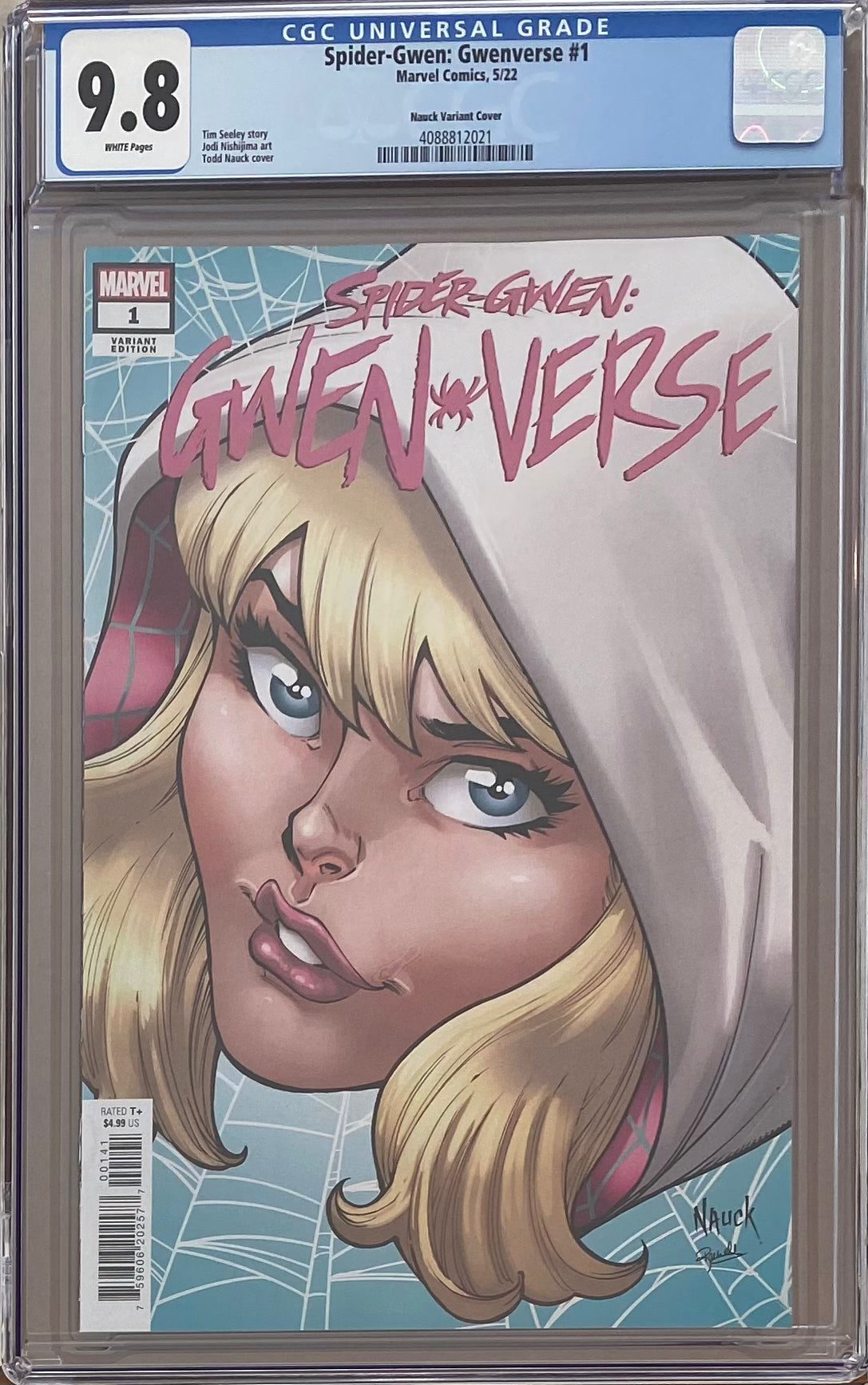 Spider-Gwen: Gwenverse #1 Nauck Variant CGC 9.8