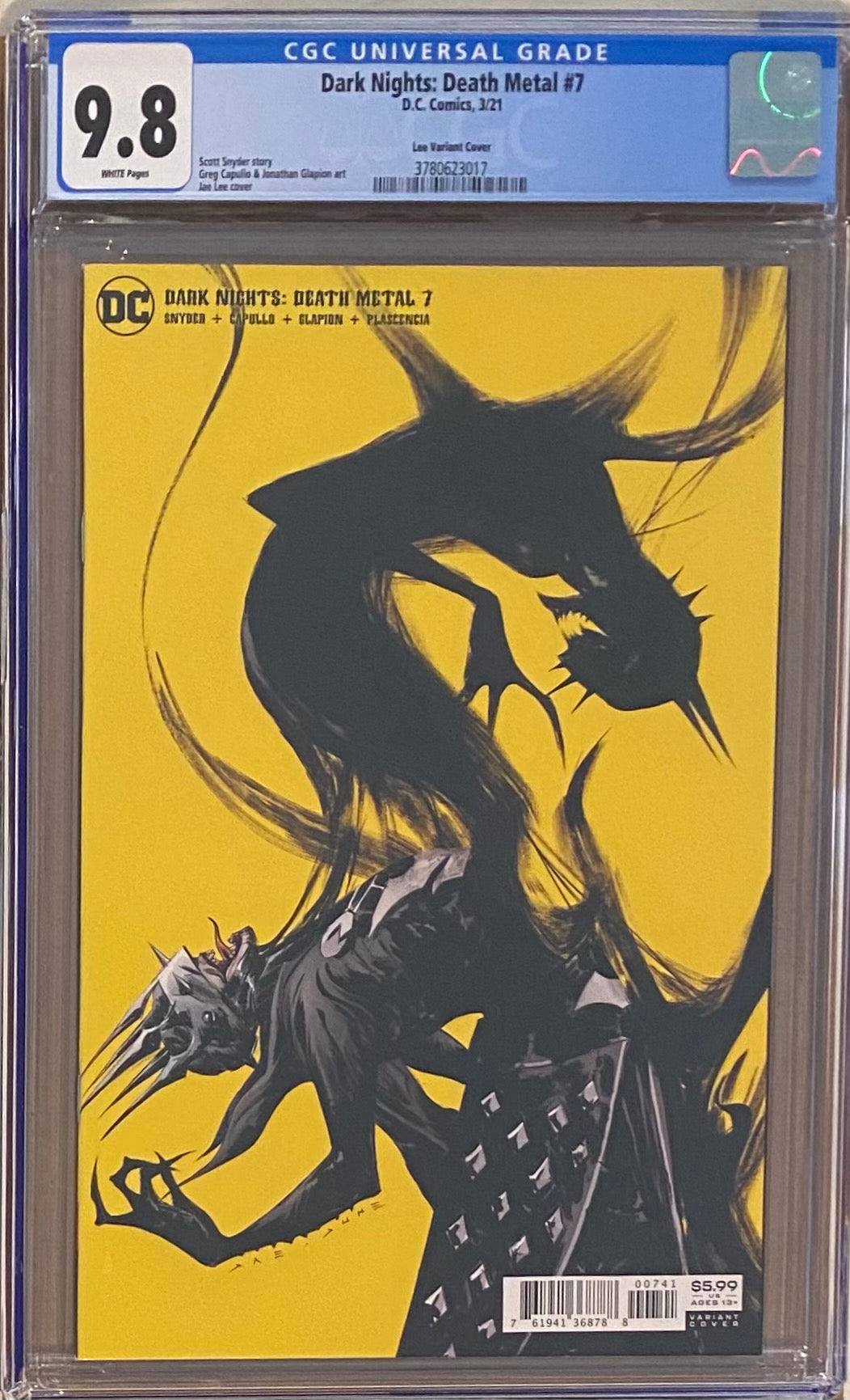 Dark Nights Death Metal #7 Jae Lee Variant CGC 9.8