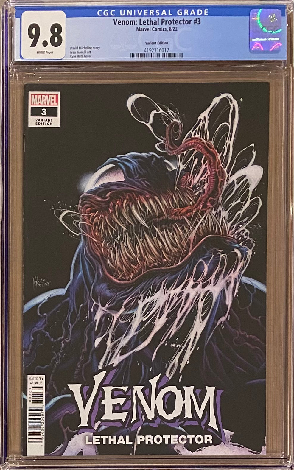 Venom: Lethal Protector #3 Variant CGC 9.8
