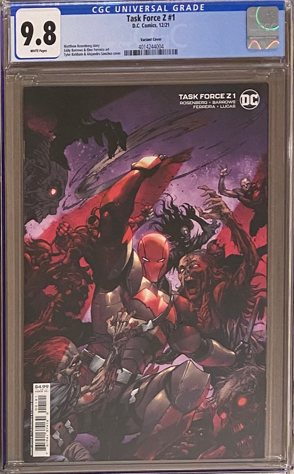 Task Force Z #1 Variant CGC 9.8