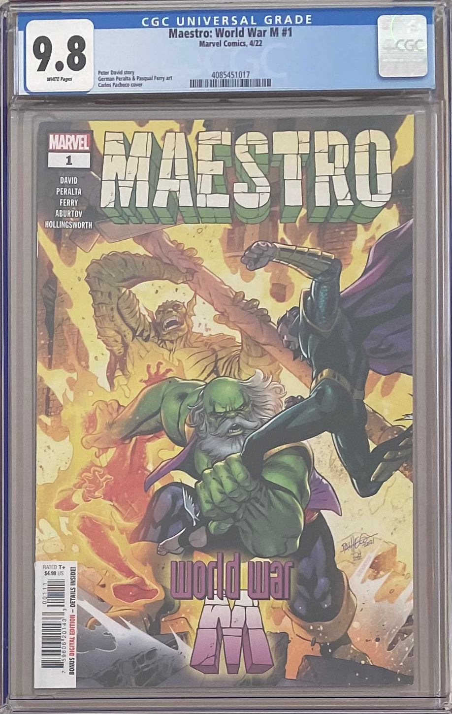 Maestro: World War M #1 CGC 9.8