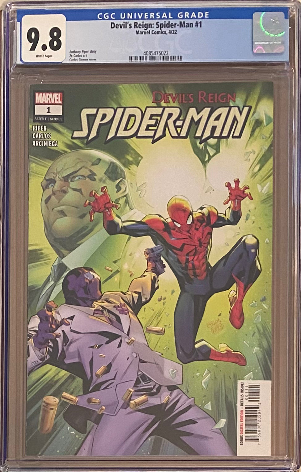 Devil's Reign: Spider-Man #1 CGC 9.8