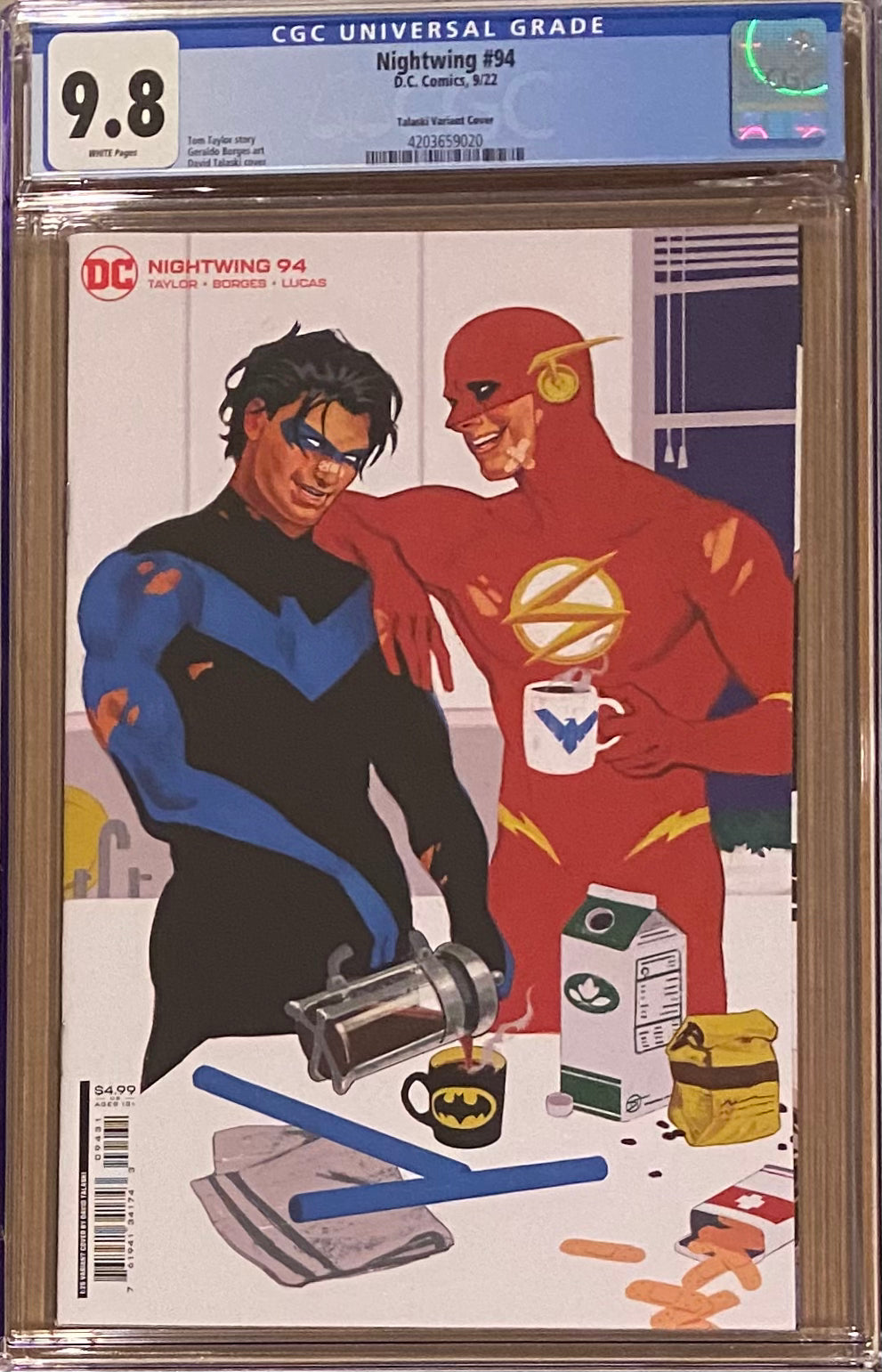 Nightwing #94 Talaski 1:25 Retailer Incentive Variant CGC 9.8