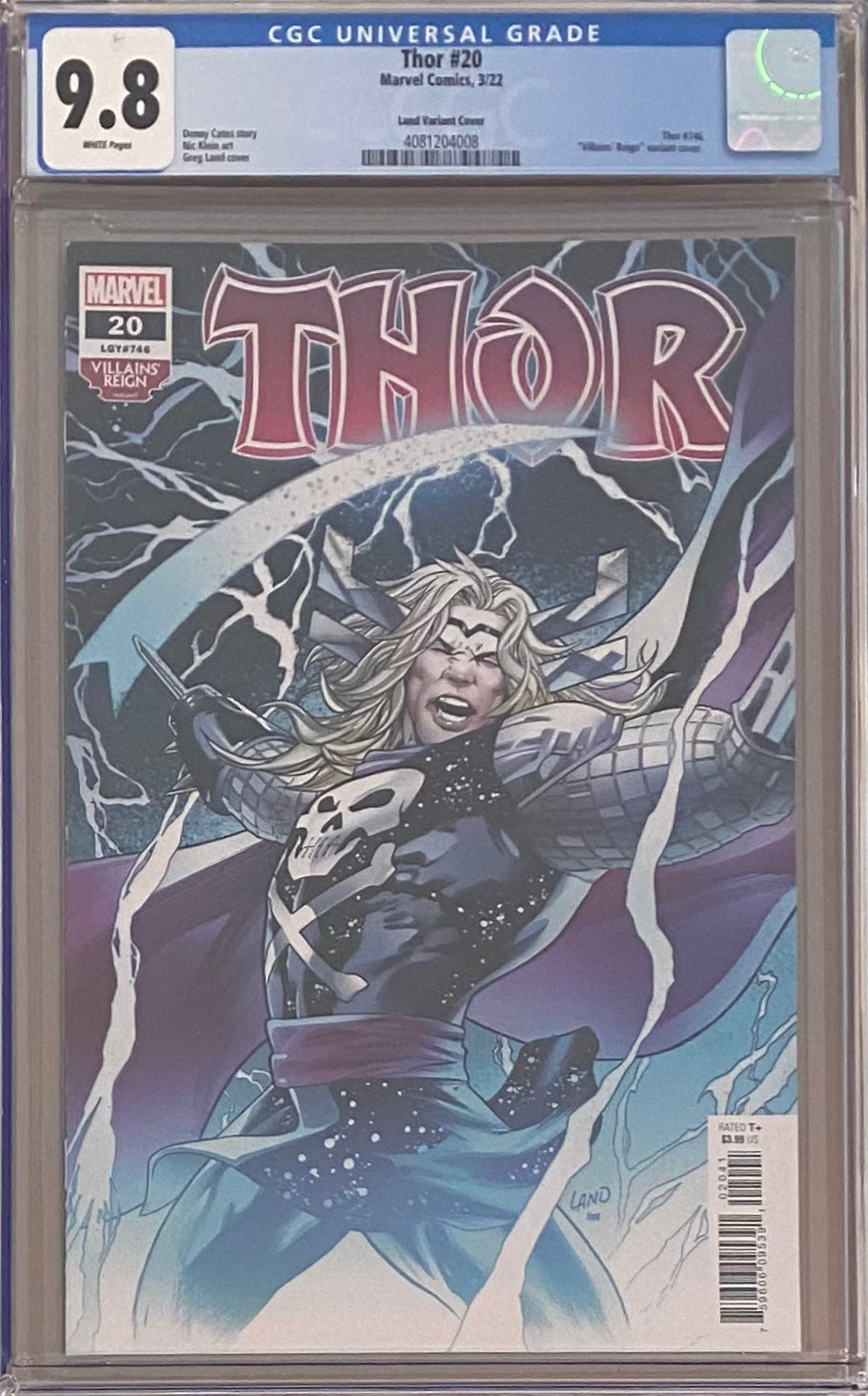 Thor #20 Variant CGC 9.8