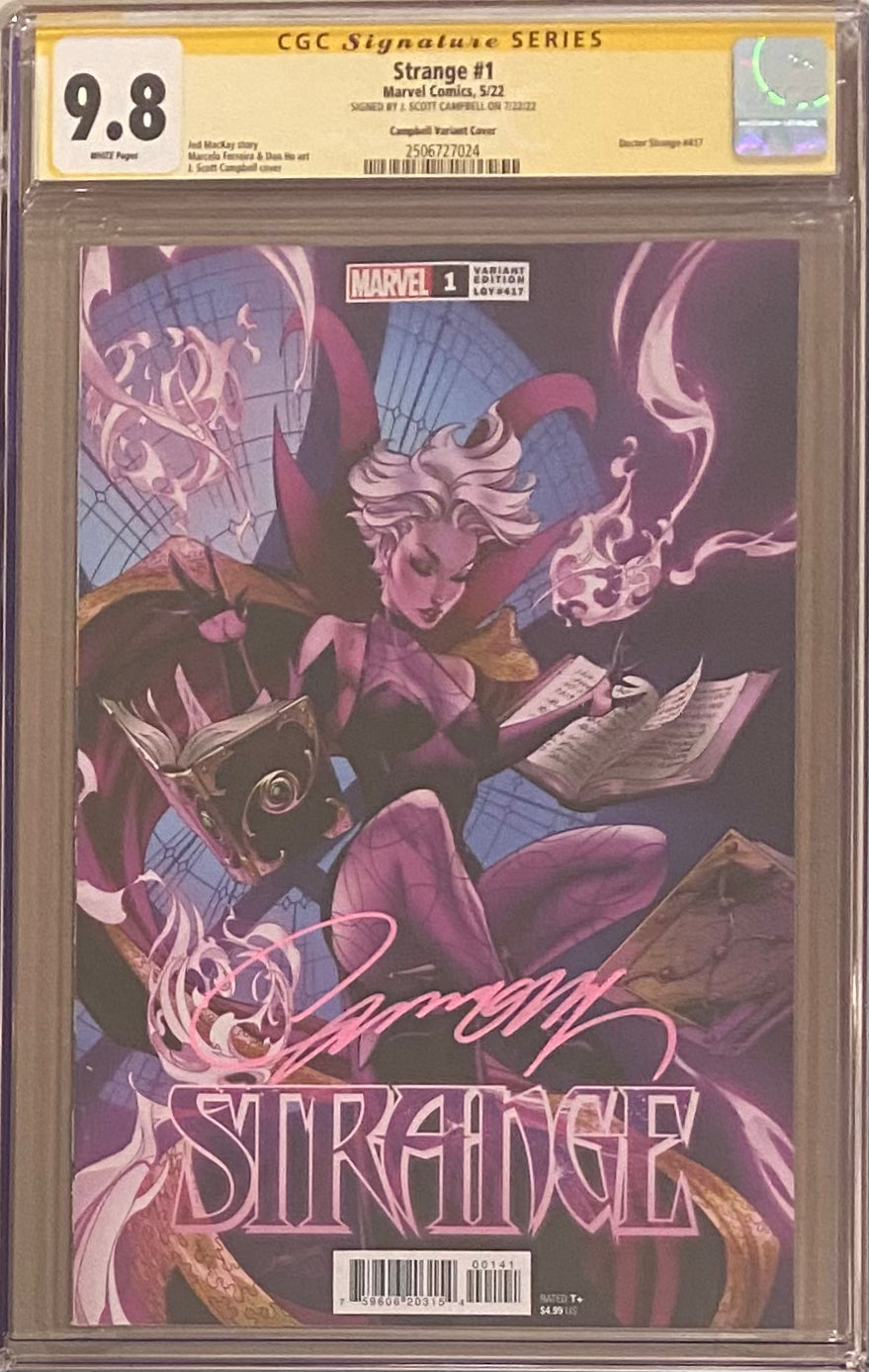 Strange #1 Campbell Variant CGC 9.8 SS