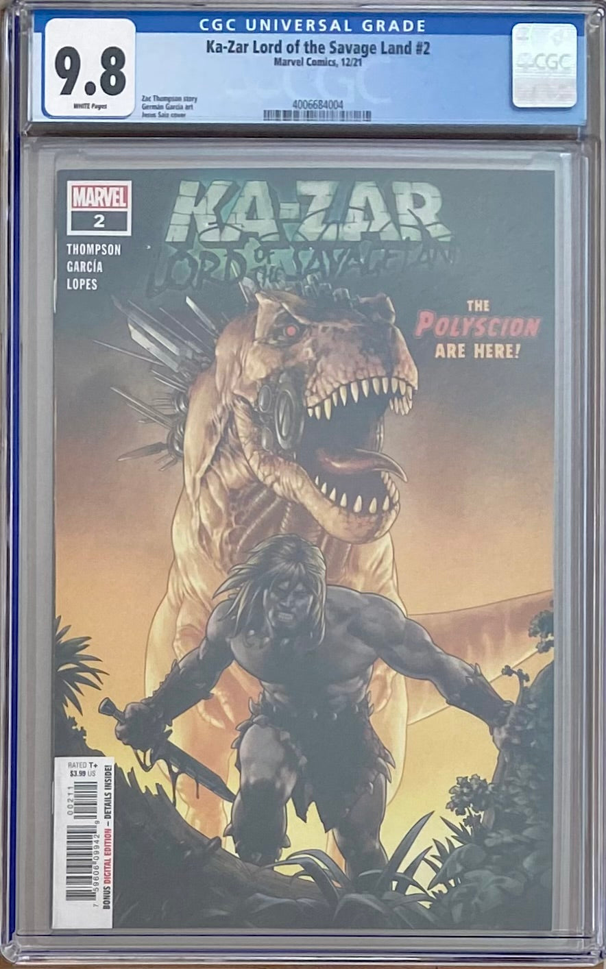 Ka-Zar: Lord of the Savage Land #2 CGC 9.8