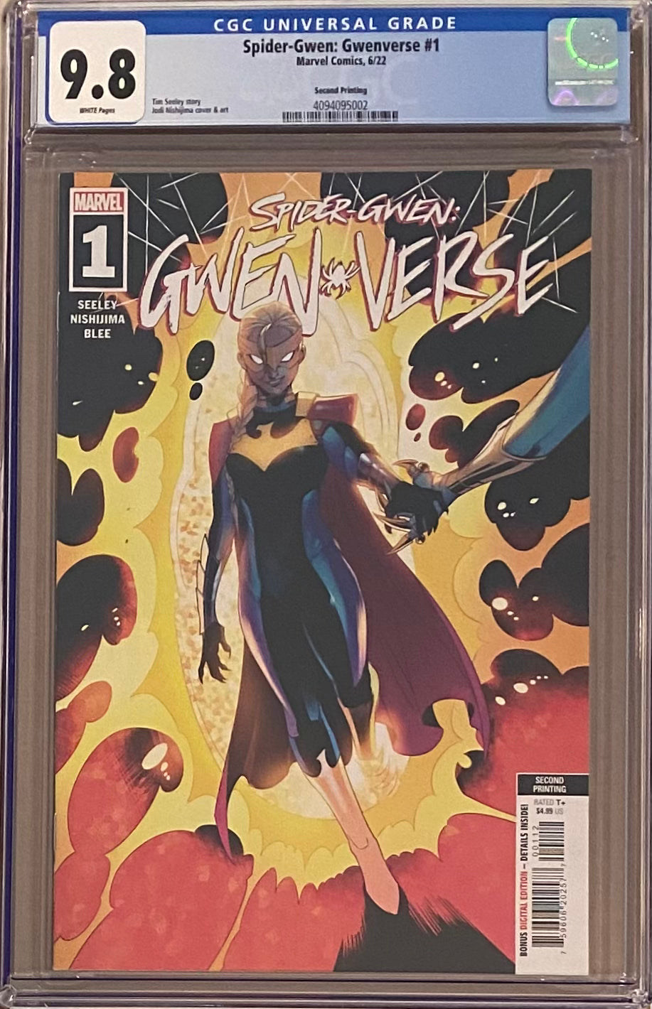 Spider-Gwen: Gwenverse #1 Second Printing CGC 9.8