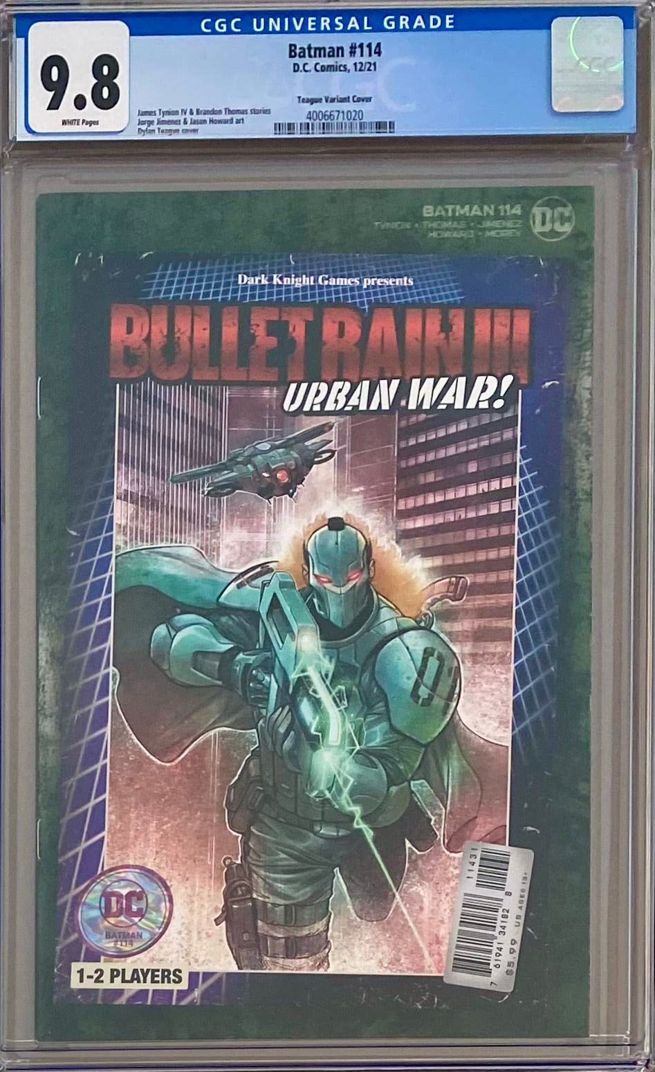 Batman #114 Teague 1:25 Retailer Incentive Variant CGC 9.8