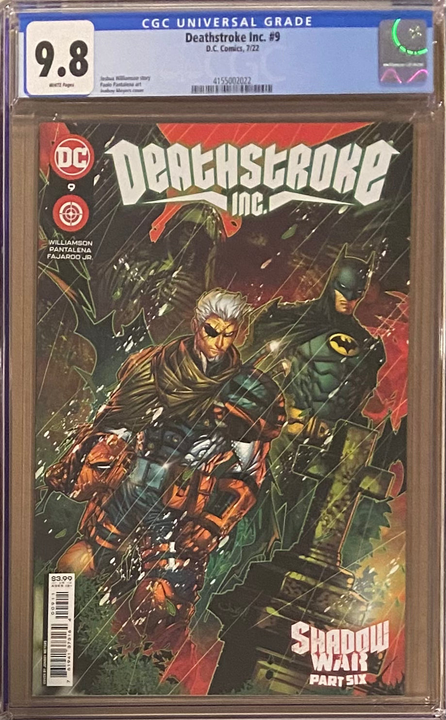 Deathstroke Inc. #9 CGC 9.8