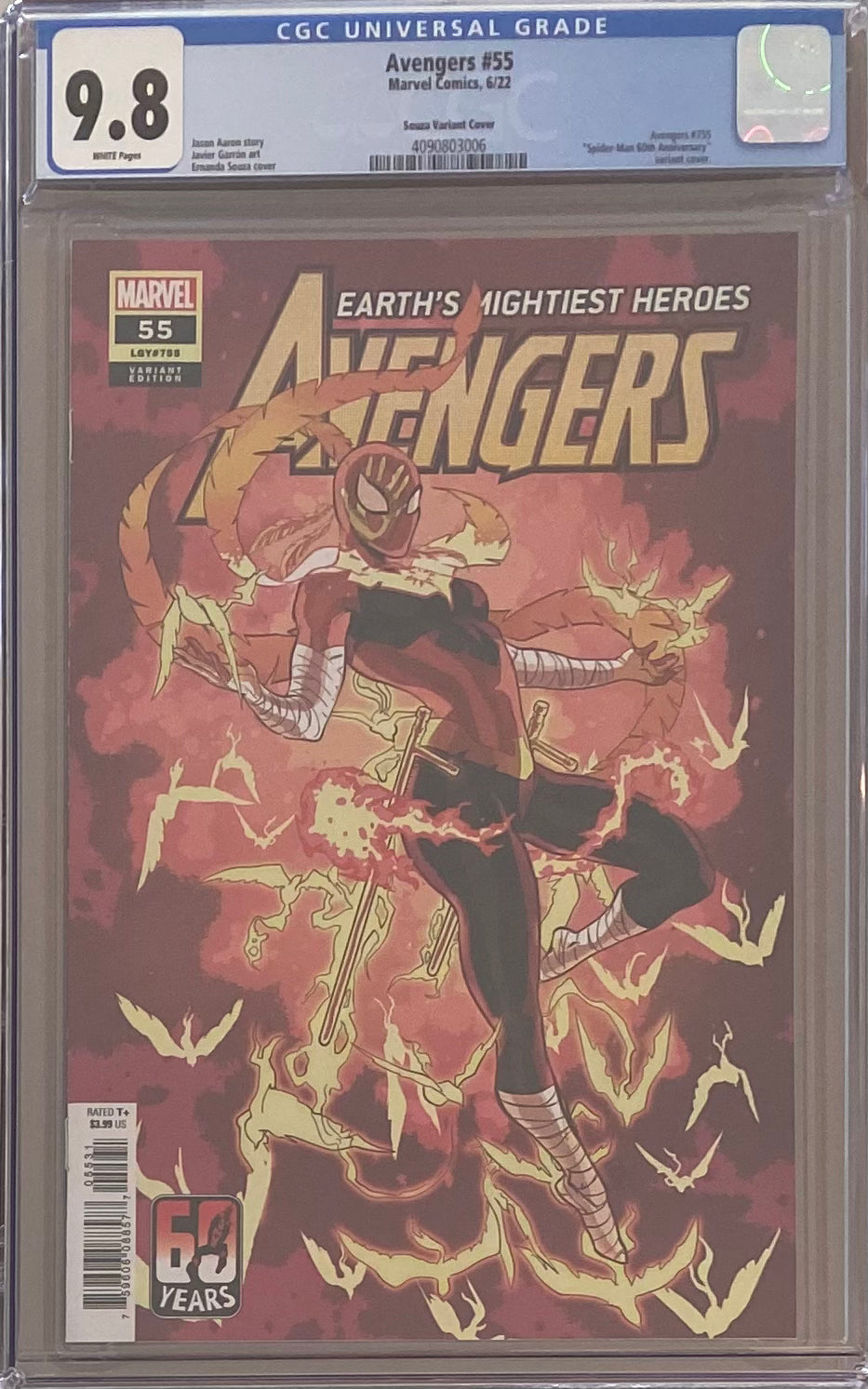 Avengers #55 Souza Variant CGC 9.8