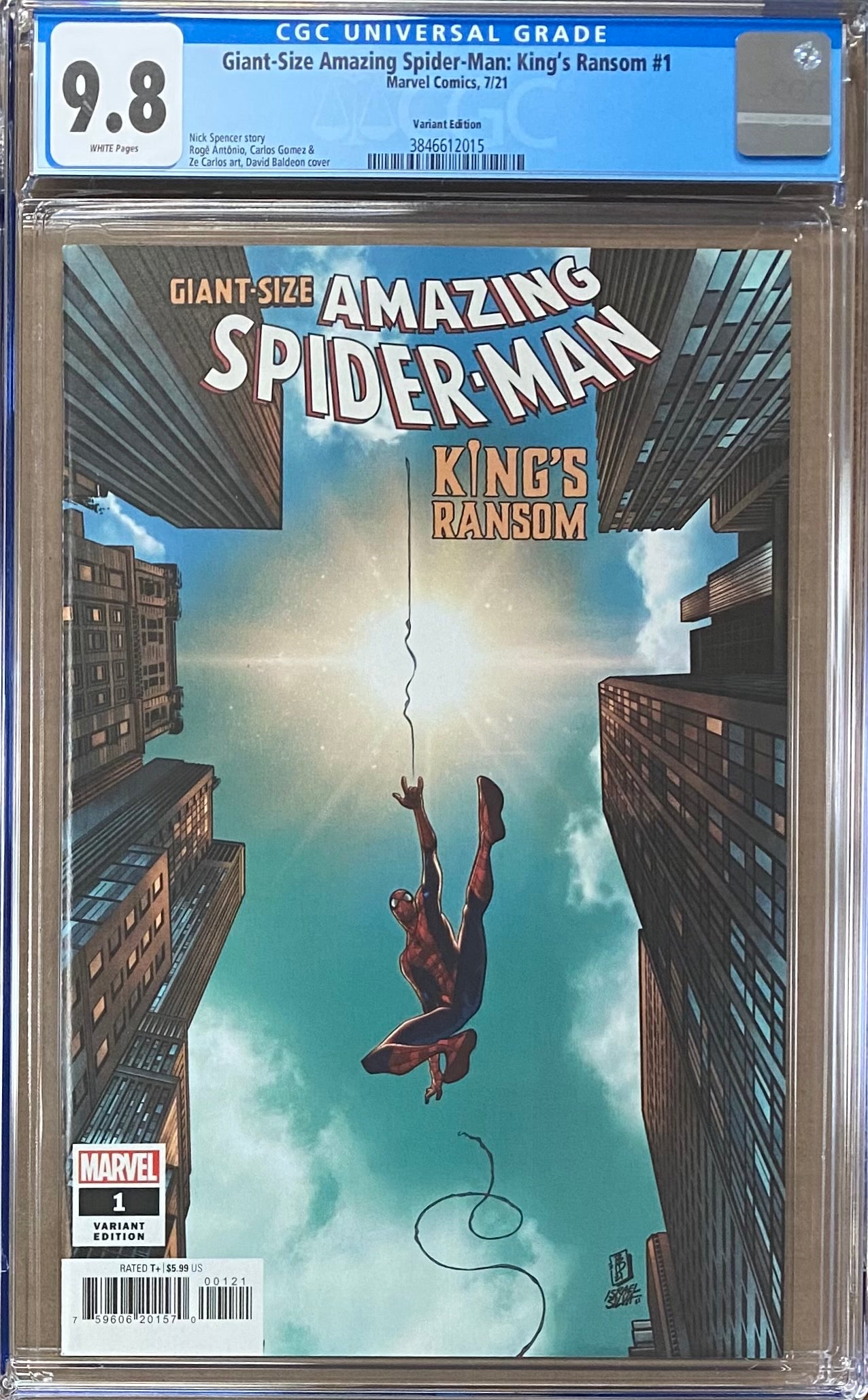 Giant Size Amazing Spider-Man: King's Ransom #1 Variant CGC 9.8