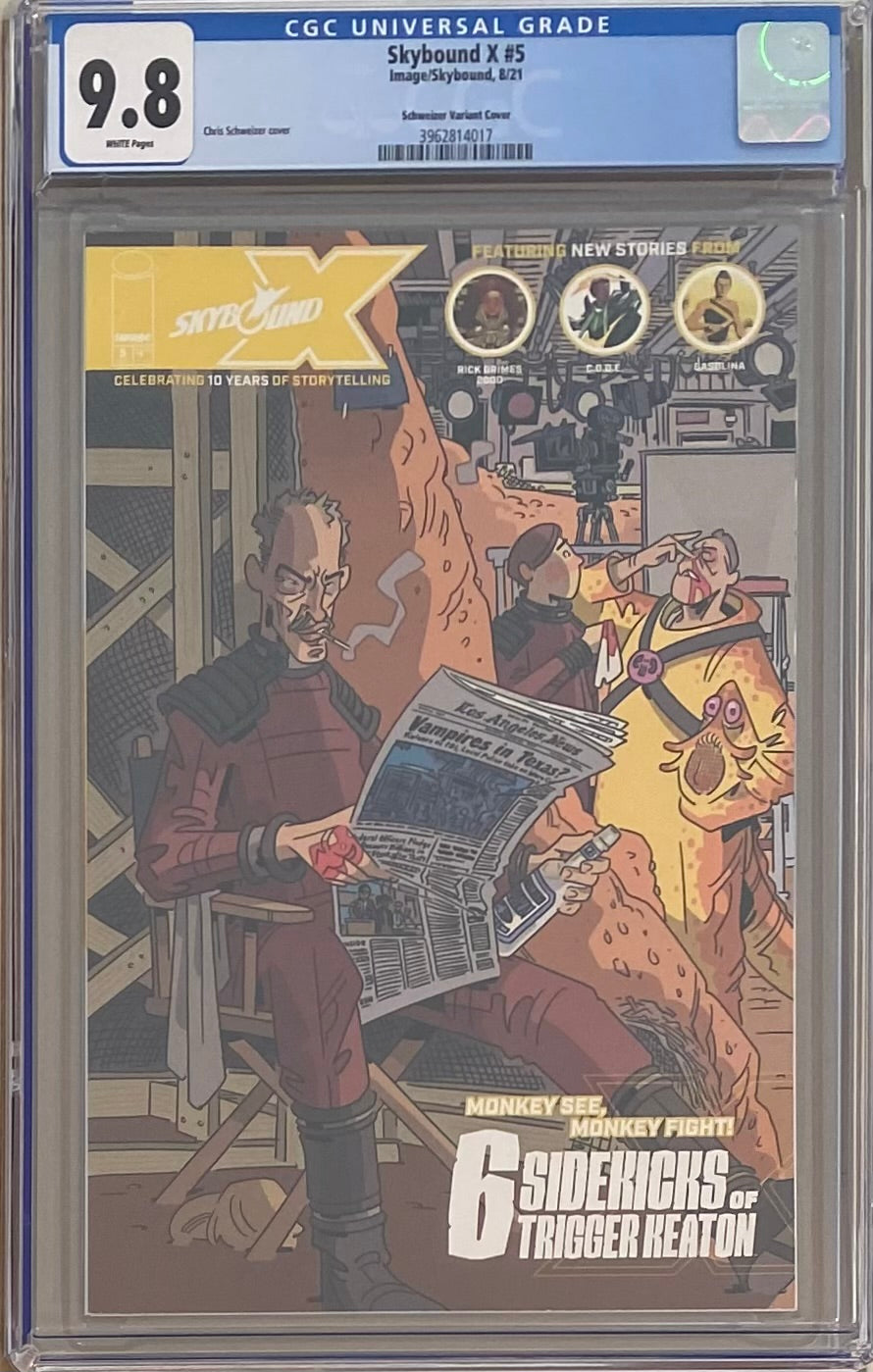 Skybound X #5 Schweizer Variant CGC 9.8