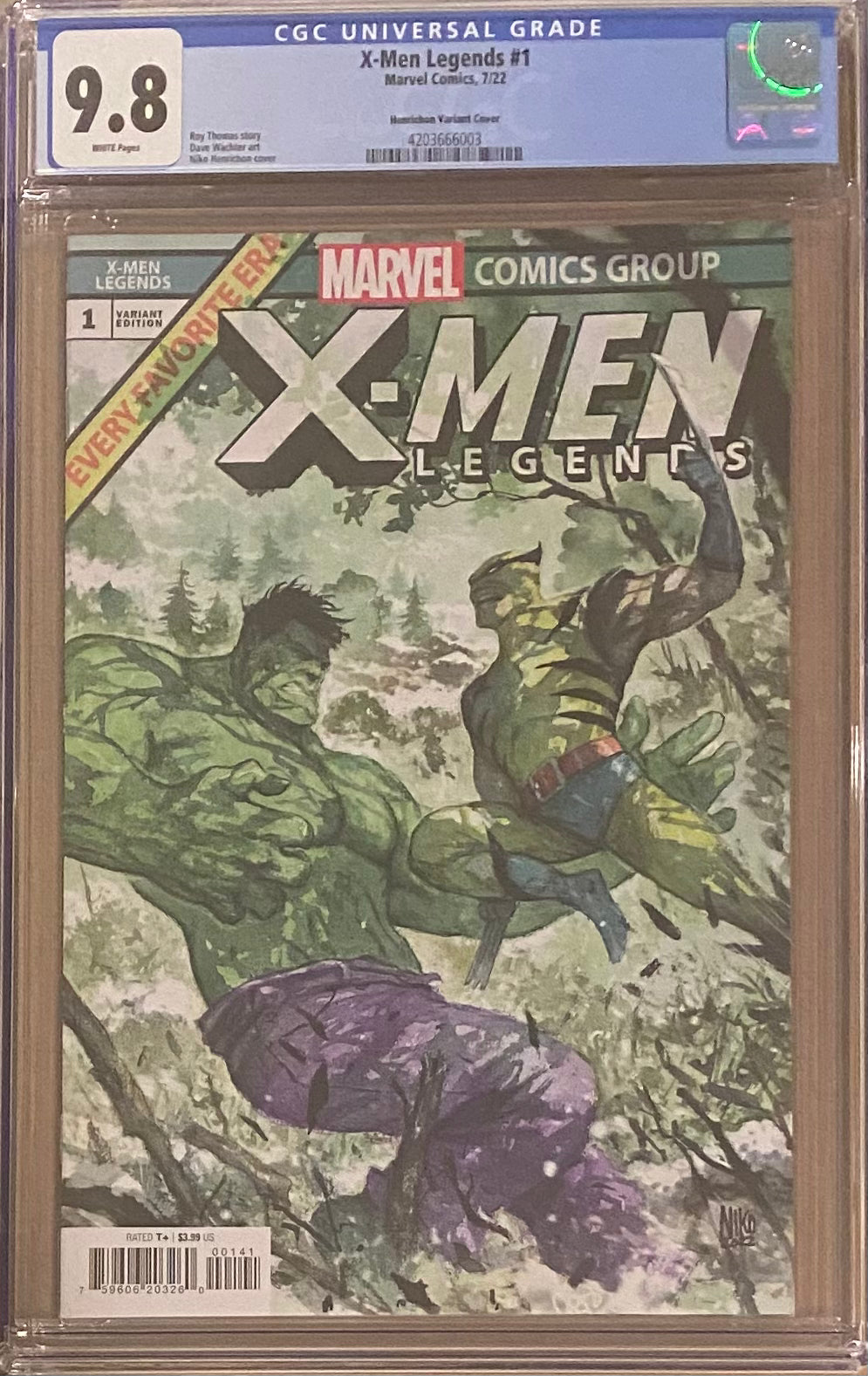 X-Men Legends #1 Henrichon 1:25 Retailer Incentive Variant CGC 9.8