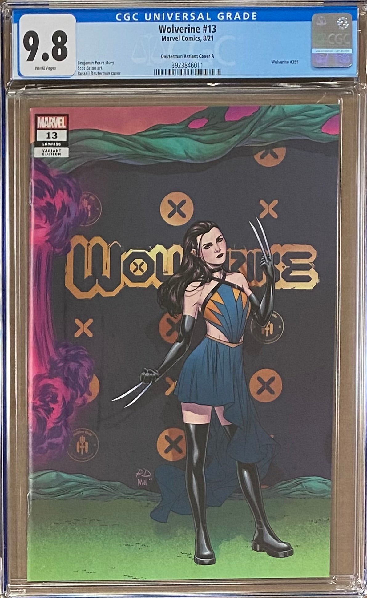 Wolverine #13 Dauterman Hellfire Gala Connecting Variant CGC 9.8