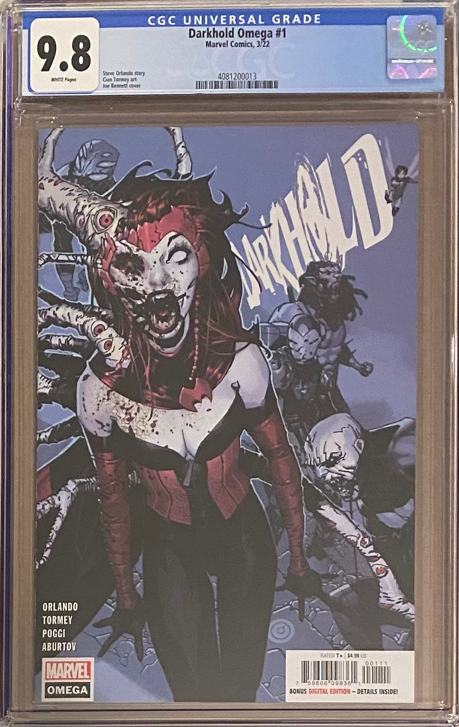 Darkhold Omega #1 CGC 9.8