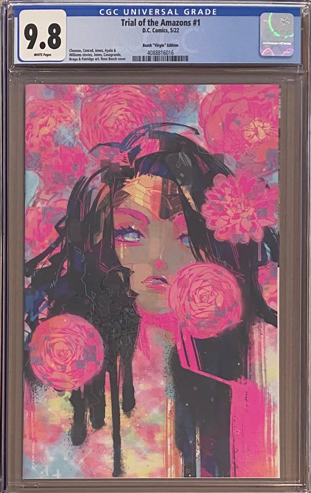 Trial of the Amazons #1 Besch Virgin 1:100 Retailer Incentive Variant CGC 9.8