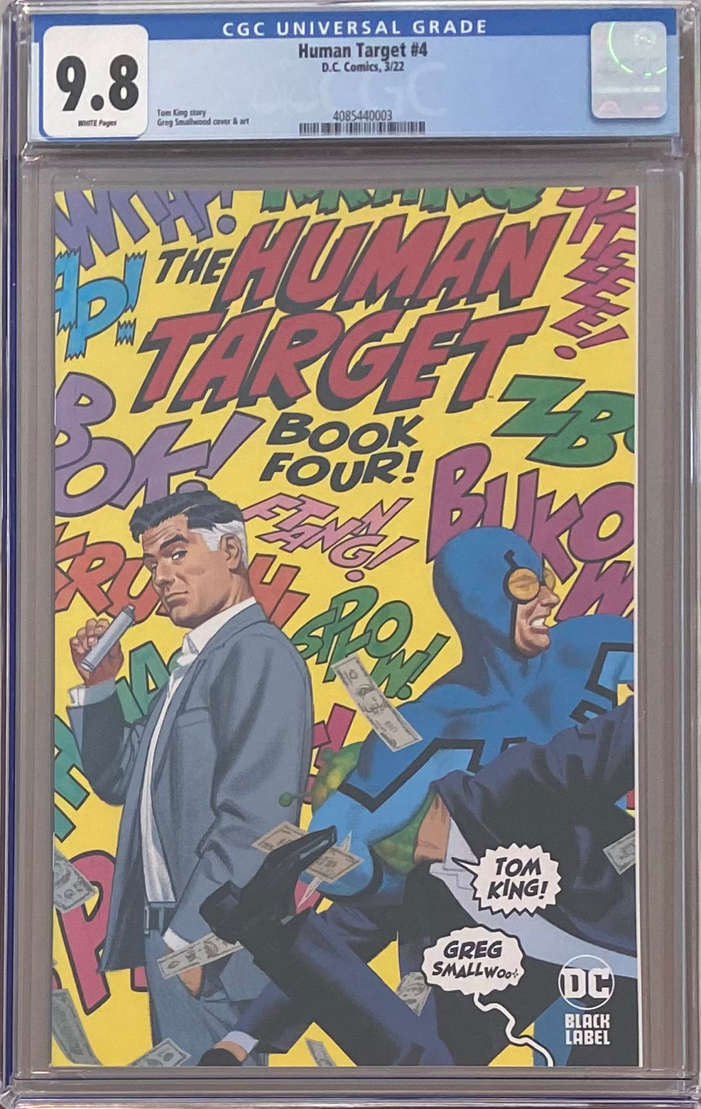 The Human Target #4 CGC 9.8 - DC Black Label