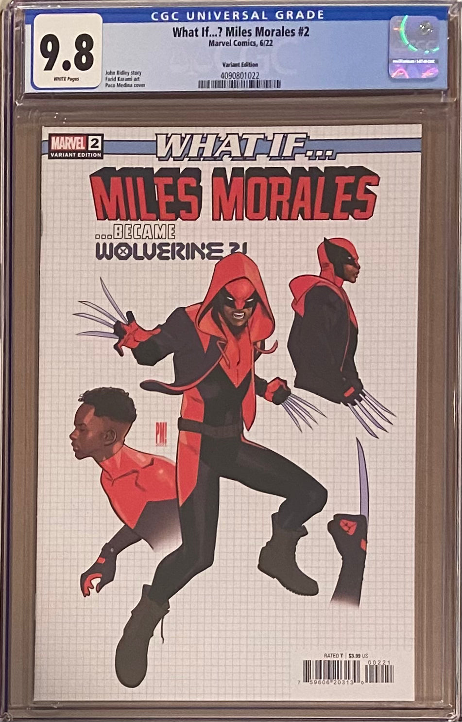 What If... Miles Morales #2 Medina 1:10 Retailer Incentive Variant CGC 9.8