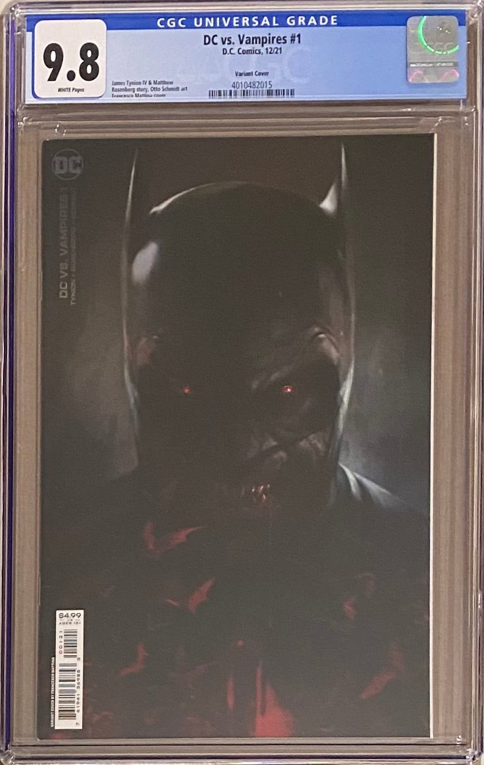 DC vs. Vampires #1 Mattina Variant CGC 9.8