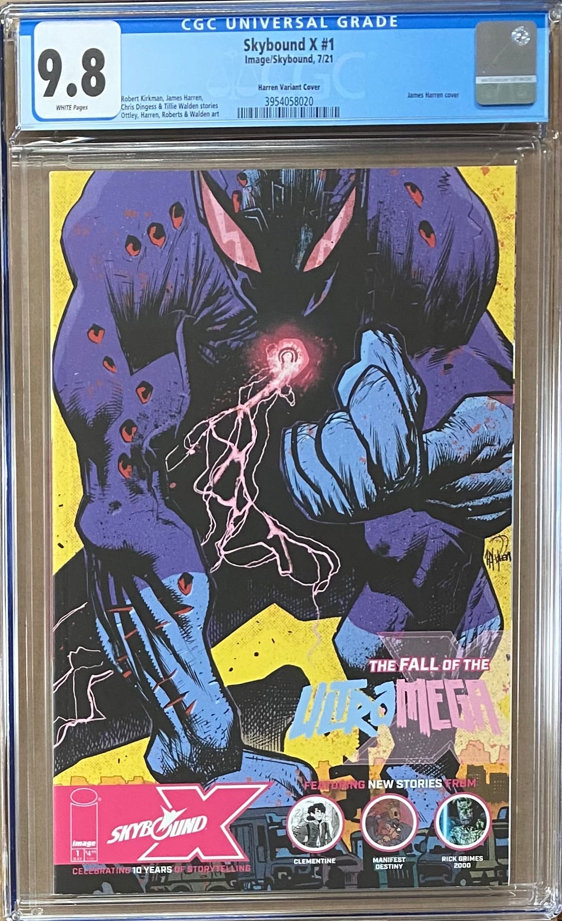 Skybound X #1 Harren Variant CGC 9.8