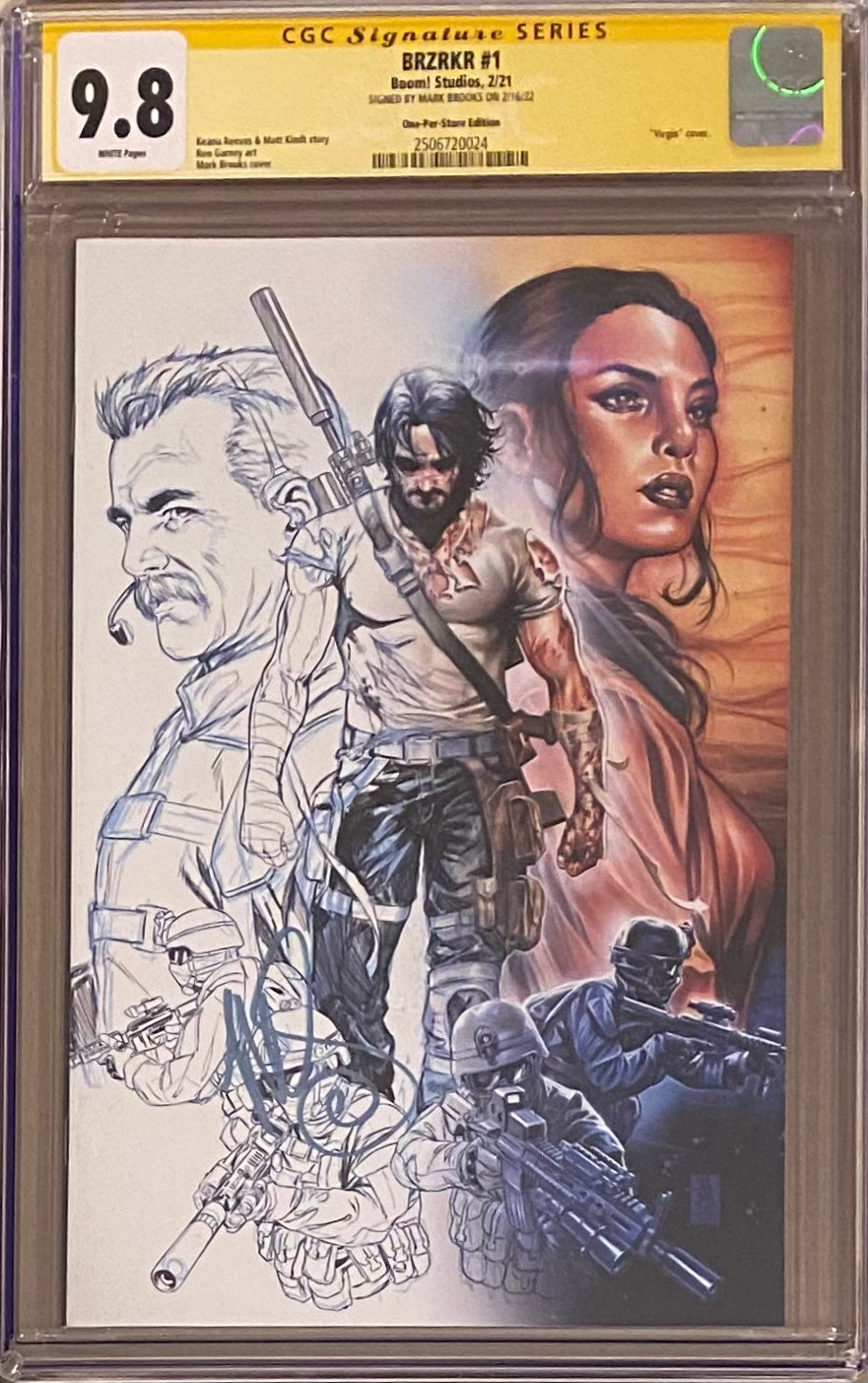 BRZRKR #1 Brooks One Per Store "Thank You" Variant CGC 9.8 SS (Berzerker)