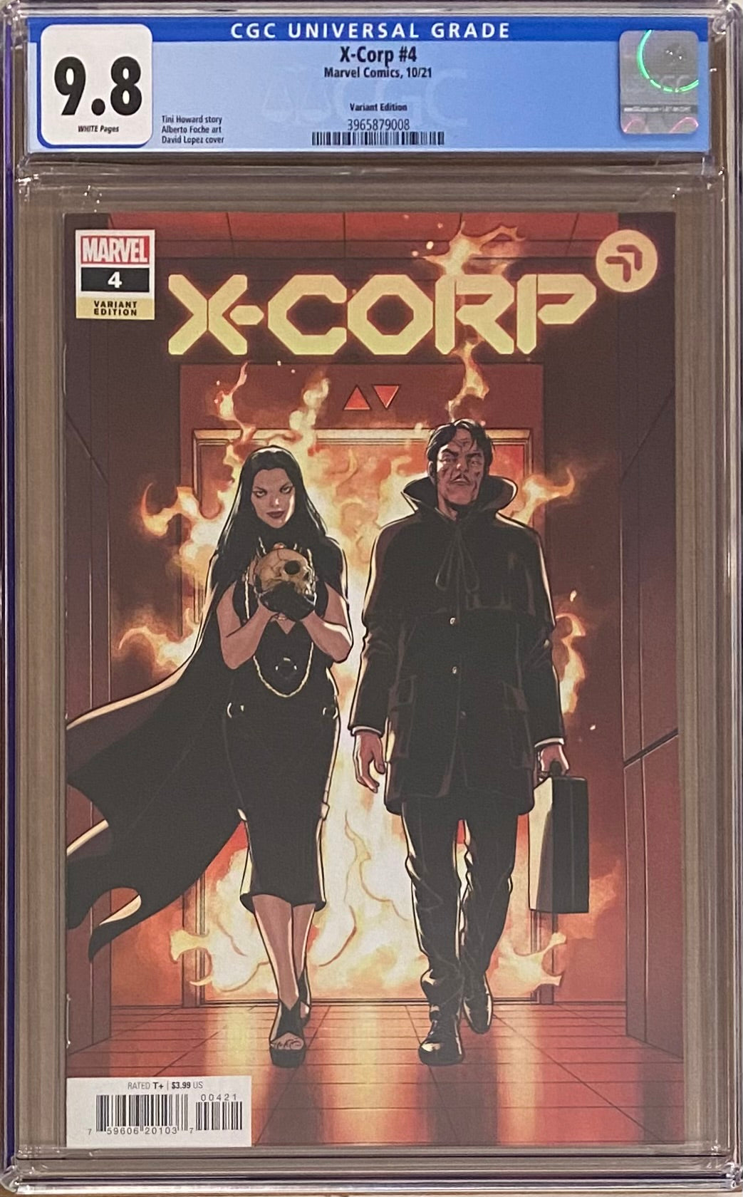X-Corp #4 Variant CGC 9.8