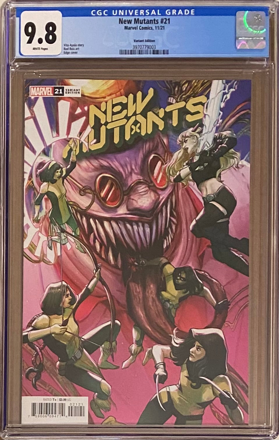 New Mutants #21 Variant CGC 9.8