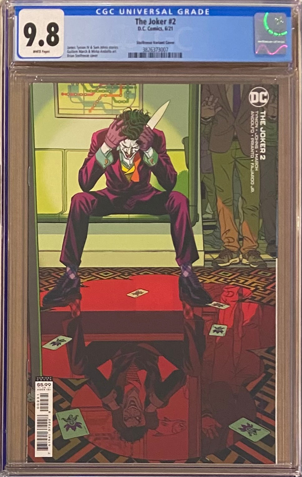 The Joker #2 Stelfreeze Variant CGC 9.8 - First appearance Vengeance