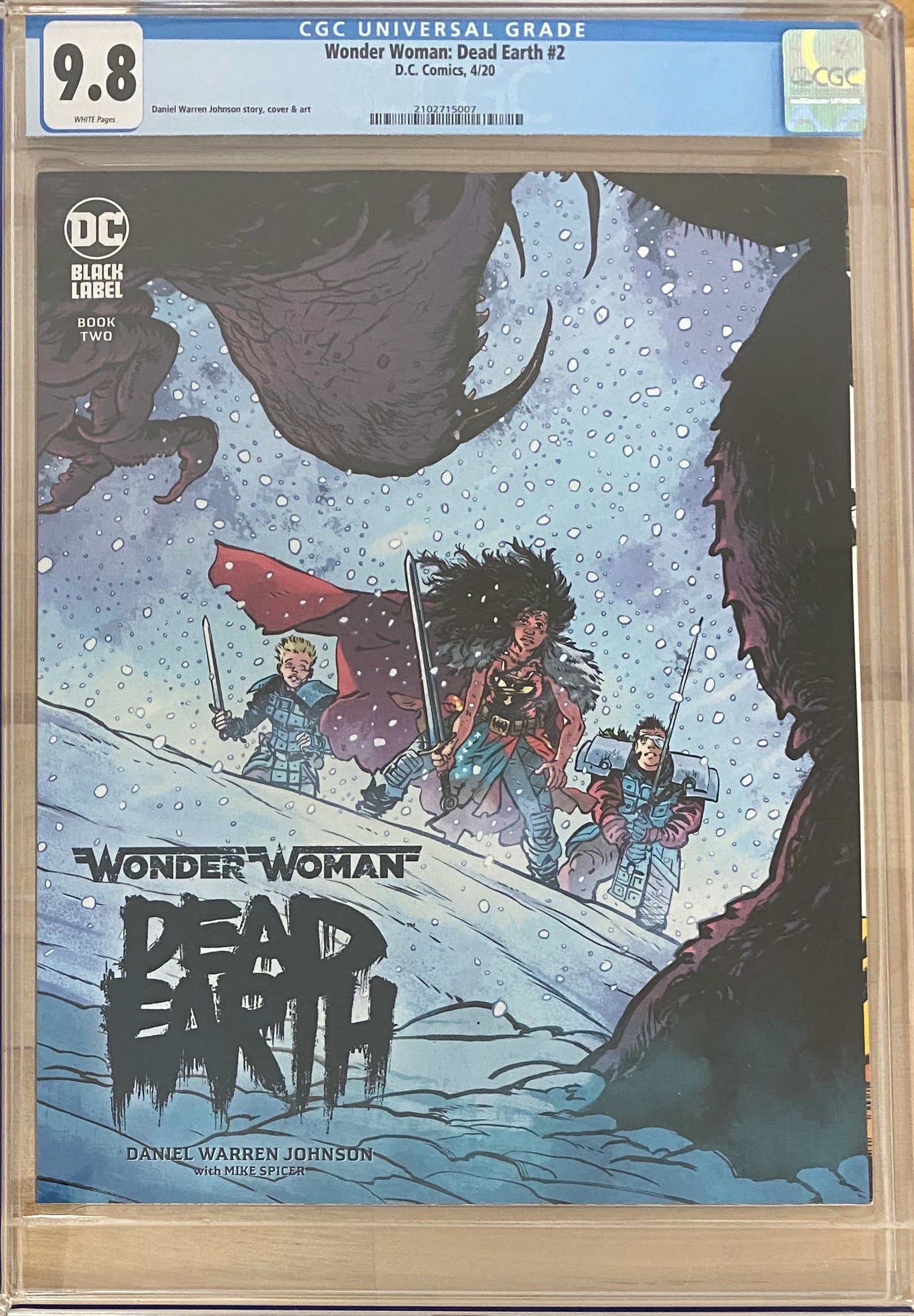 Wonder Woman: Dead Earth #2 DC Black Label CGC 9.8