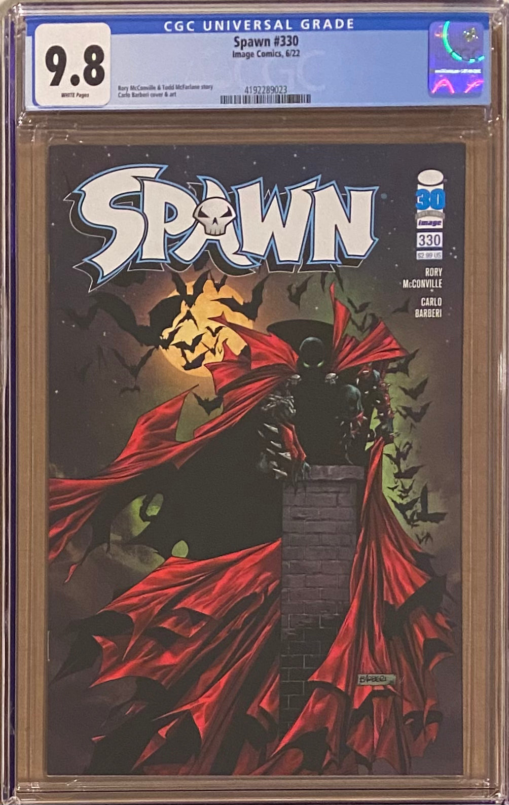 Spawn #330 CGC 9.8