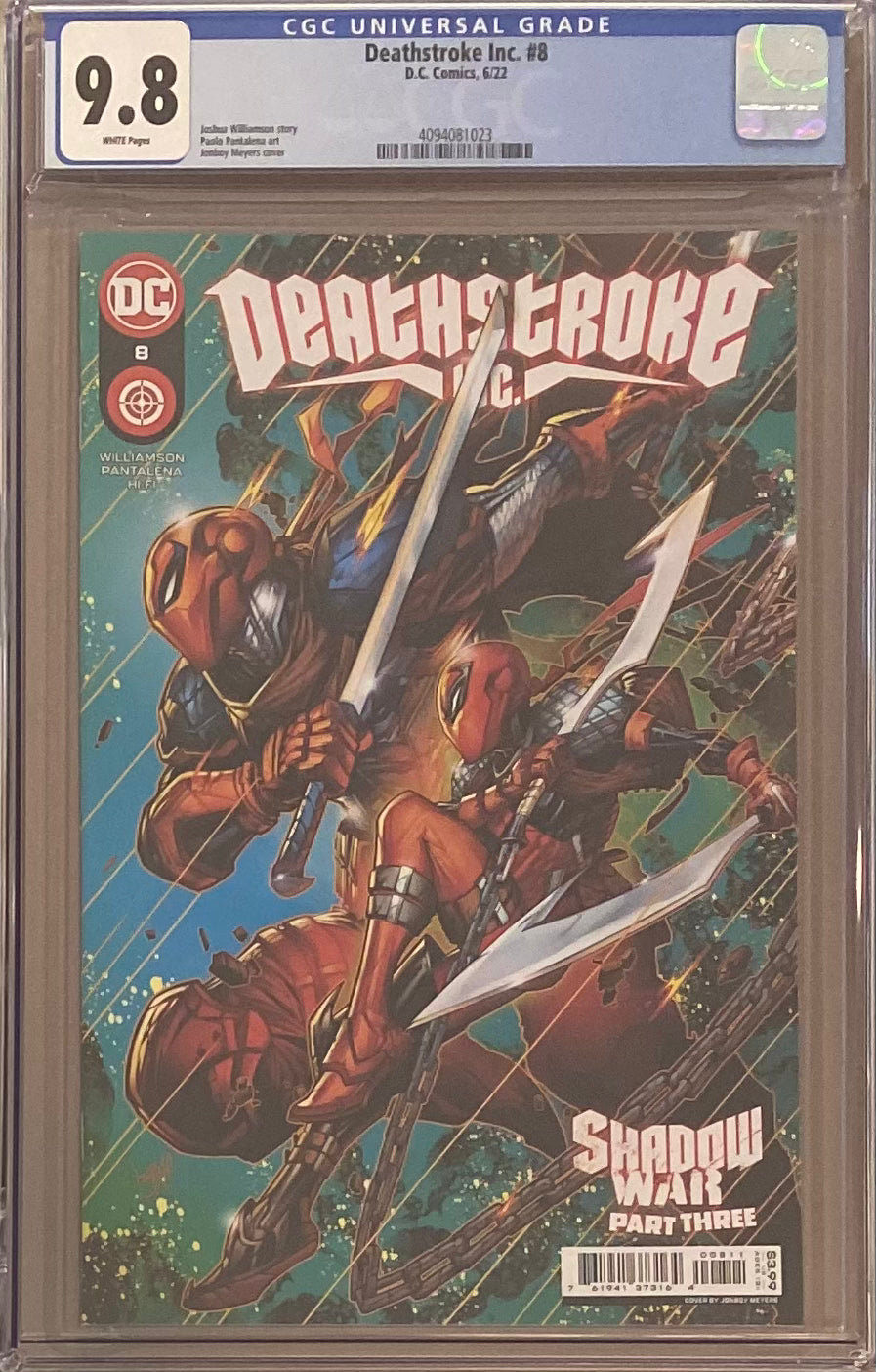 Deathstroke Inc. #8 CGC 9.8