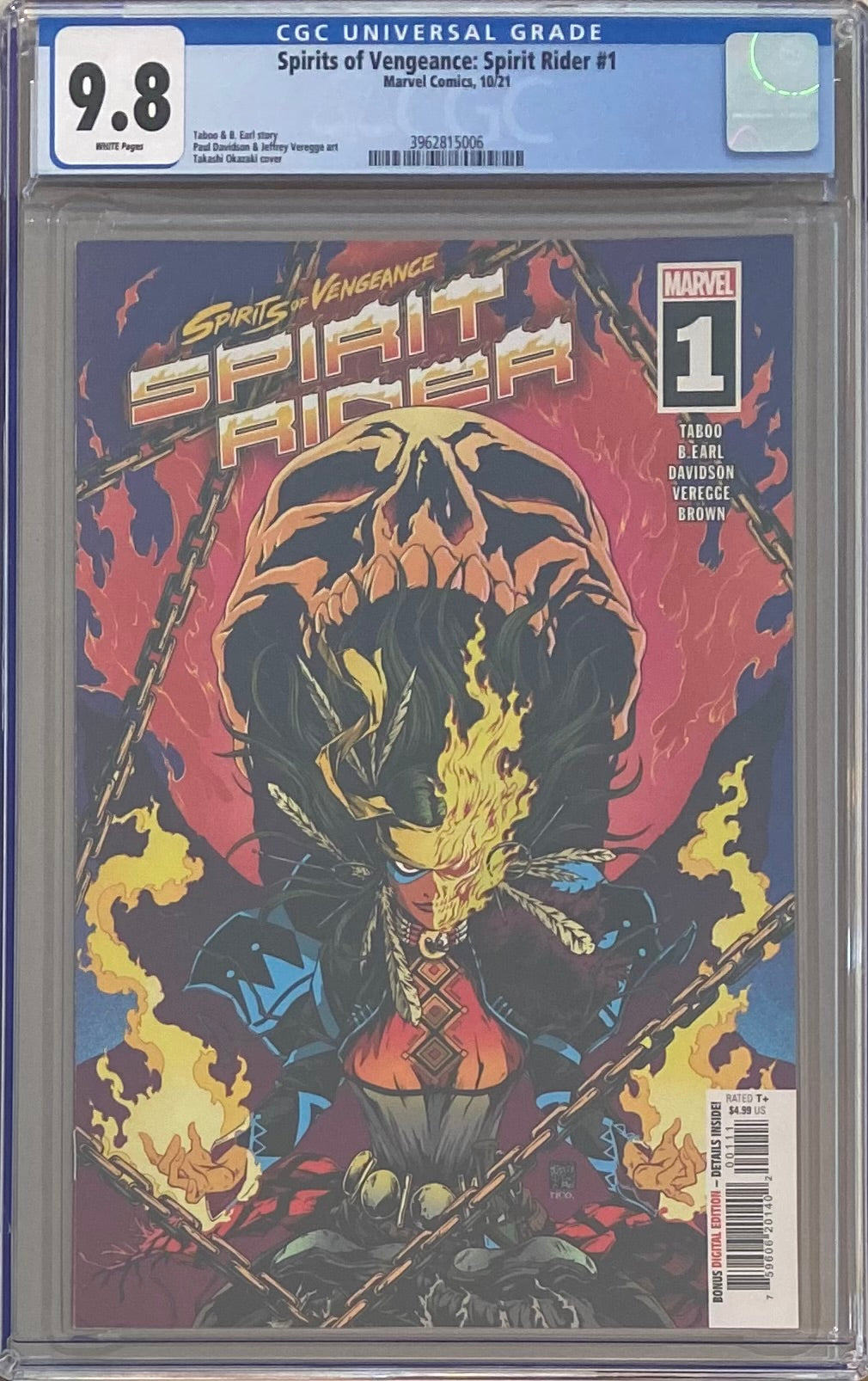 Spirits of Vengeance: Spirit Rider #1 CGC 9.8